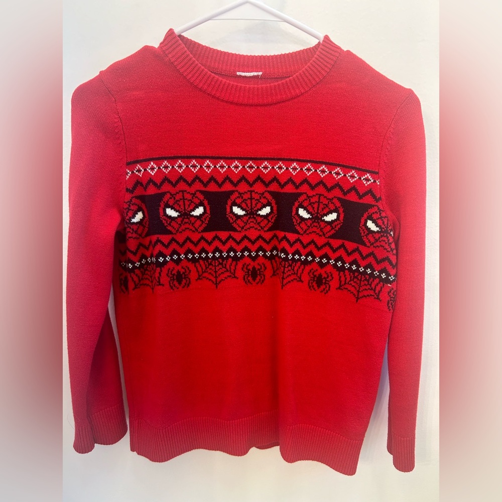 Spider-man kids Christmas sweater
